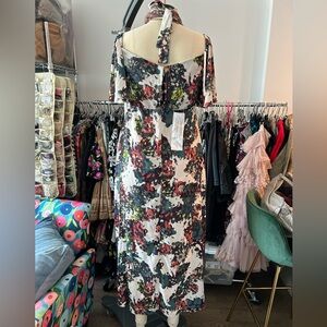 BCBG poly viscose maxi dress